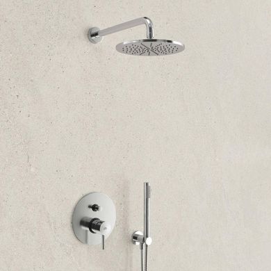 Комплект душової системи PAFFONI Shower прихованого монтажу(колір - хром)