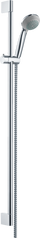 Душовий набір HANSGROHE Crometta 85 1jet/Unica с настенной стойкой 900 мм, ручным душем и шлангом, хром 27729000