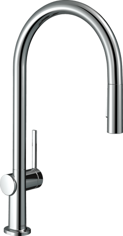 Кухонний змішувач HANSGROHE TALIS 210 2JET з витяжним виливом SBOX, хром (72801000), Хром
