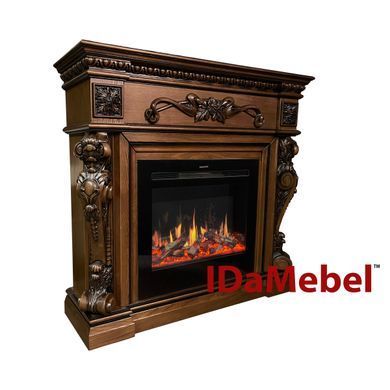 Камінокомплект IDAMEBEL SEVILLE + камін V-ART 25 (IDASEVILOAKNUTVART25)