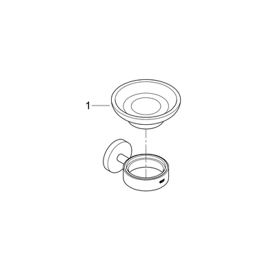 Мильниця GROHE ESSENTIALS / тримач (40444001)