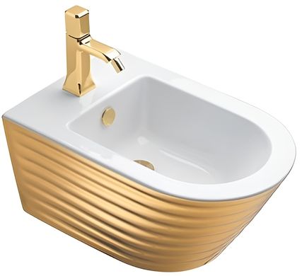 Підвісне біде Catalano Gold & Silver, gold / white (1BS55ZEBO)