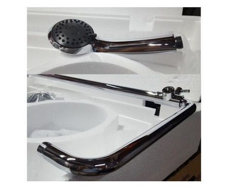 Душевая система IMPRESE JESENIK со смесителем для ванны, верхним и ручным душем, хром T-10140