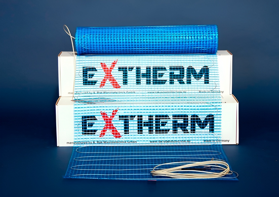 Нагрівальний одножильний мат EXTHERM ETL 200 - 1м² / 200Вт