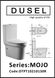 Підлоговий унітаз DUSEL MOJO DTPT10210130R (Dusel-161)