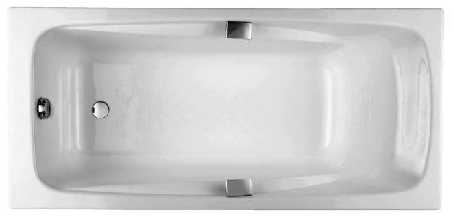 Чугунная ванна Jacob Delafon Repos 170x80 (E2915-00)+ножки, 1700, 170x80, 137, 800, 433