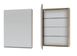 Шкаф зеркальный Прио 60х80 Серый (5723)