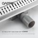 Трап для душа GAPPO G87007-3, 70х700 мм, нержавеющая сталь (1037691)