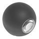 Подсветка LED фасадна IP65 AL-235/2х3W NW BK