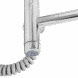 Електрична рушникосушарка Laris Євромікс П10 500 х 900 Е сенсор S3 (підкл. зліва) (73207684), 530х900, 530, 900
