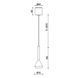 Світильник підвісний KLOODI DECO PE-BONNY195 5W 3K 24D WH (PE-BONNY195 5W 3K 24D WH)