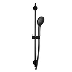 Душовий гарнітур Paffoni LIFE GINEVRA (колір - чорний матовий), ручний душ 3 види струменя