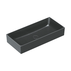 Раковина для ванної накладна Catalano Zero 60х35 см. чорний матовий (16035ZENS), Черный