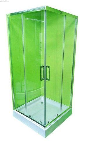 Душова кабіна VERONIS KNS-100 100х100х180 / профіль хром / скло прозоре (VE-KNS100NOPOD)