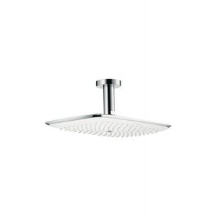 Верхній душ HANSGROHE PuraVida прямоугольный 390x260 мм, с потолочным кронштейном, хром 27390000