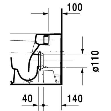 Напольный унитаз DURAVIT DURASTYLE (2150090000)