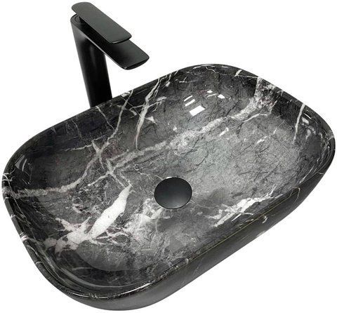 Раковина VBI RAVENNA BLACK OPAL GLOSSY 33.5х46 (VBI-011225)