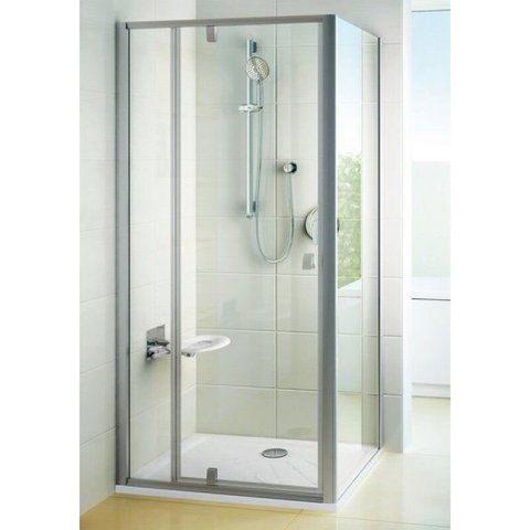 Душевая дверь RAVAK PIVOT PDOP2-120, распашная 1200 мм H1900, профиль полированный алюминий, стекло TRANSPARENT 03GG0C00Z1