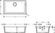 Hansgrohe Кухонная мойка S510-U660 под столешницу 710х450 Graphiteblack (43432170)