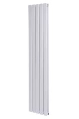 Дизайнерский вертикальный радиатор отопления ARTTIDESIGN "Livorno II 5/1600/340/50" белый матовый.