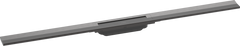 Наружная часть слива HANSGROHE RAINDRAIN FLEX / 1000мм / для душа / черный / матовый / хром (56046340), 1000