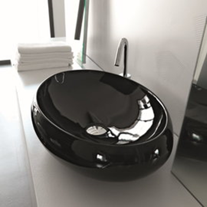 Раковина ARTCERAM TAO 40х60 / чорна (TOL002 03; 00)
