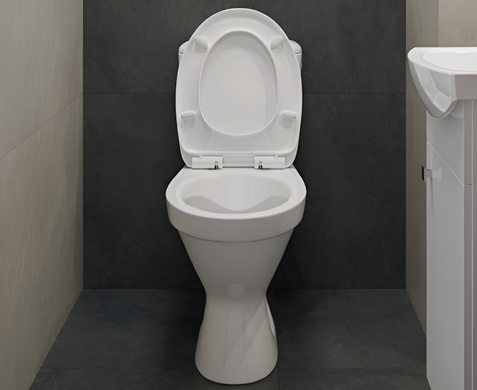 Підлоговий унітаз CERSANIT CERSANIA SIMPLEON 705 011 3/6л + сидіння SLIM SOFT CLOSE (K119-001)