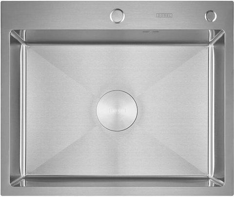 Кухонна мийка DUSEL DS50550-3BR 50х50 BRUSHED (DUSEL-600)
