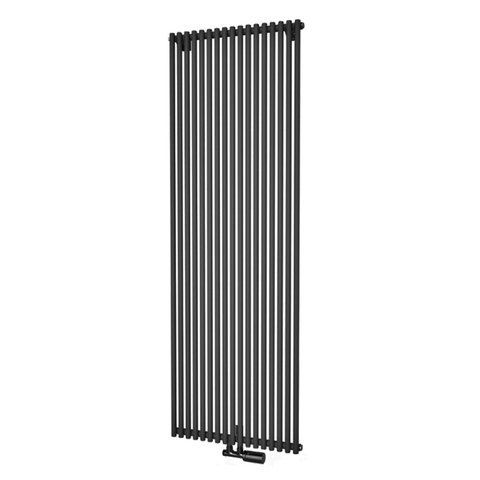 Радіатор ISAN ARUBA 1800X600 RAL9005 Підключення нижнє по центру