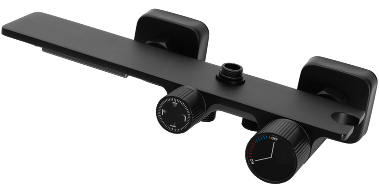Душова система REA HELIX BLACK / вилив (REA-P6618)