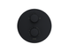 Душовий гарнітур прихованого монтажу Corsan LUGO BLACK + BOX чорний з термостатом (Z03TBL)
