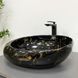 Раковина VBI RICCIA BLACK MARMO GLOSSY (VBI-017201)