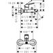 Набір змішувачів для ванни Hansgrohe Logis Loop (1232019)