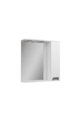 Шкаф зеркальный MIRATER Корнелия 75х70х17 Белый (4534)