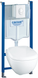 Клавиша смыва для унитаза GROHE SKATE AIR / белая (38505SH0)