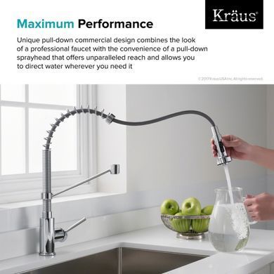 Смеситель для кухни KRAUS BOLDEN / хром (KPF-1610CH)