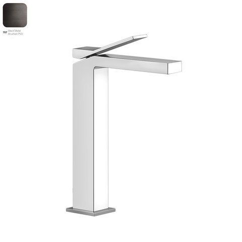 Змішувач для умивальника GESSI RETTANGOLO K, високий, BLACK METAL BRUCHED PVD (53006707)