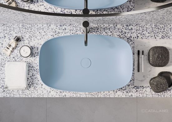 Раковина CATALANO GREEN LUX AZZURRO SATINATO 40х60 (160APGRLXAS)