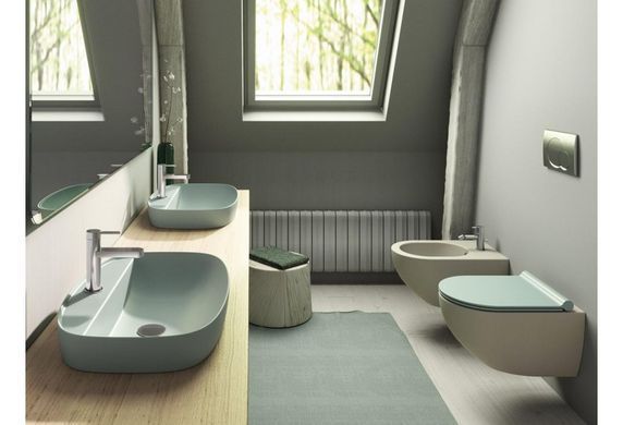 Раковина CATALANO GREEN LUX 42х65 / зелена / матова (165GRLXVS)