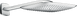 Верхній душ HANSGROHE PURAVIDA 1jet ECOSMART / душовий кронштейн / білий / хром (26602400)