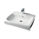 Раковина ARTCERAM HI-LINE BICOLOR 50.5х65х18 / чорна / біла (HIL002 01; 50)