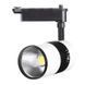 Світильник трековий поворотний LED 404/20W CW COB WH/BK