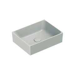 Раковина для ванной накладная Catalano Zero 45х35 см. серый матовый (14535ZECS), Серый