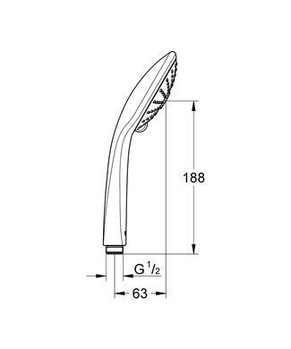 Ручной душ GROHE QUICKFIX VITALIO JOY 110 MASSAGE (27319000)