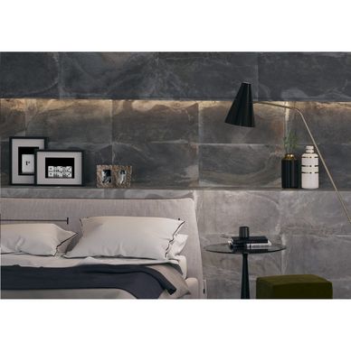 Керамогранит GOLDEN TILE Slate SLATE Антрацитовый 96У940