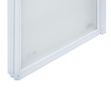 Шторка для ванны QTAP GEMINI 130х140 / профиль белый / стекло PEAR (GEMWHI401314RP4)