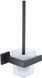 Ёршик для унитаза VBI JUPITER BLACK (VBI-040610BL)