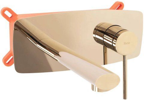Змішувач для раковини REA OVAL / золото + BOX (REA-B5125)