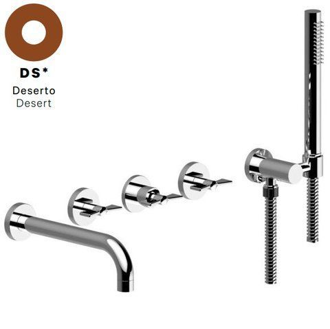 Смеситель для ванны BONGIO AMARCORD со стены с изливом, DESERT (86430DS0DEU)