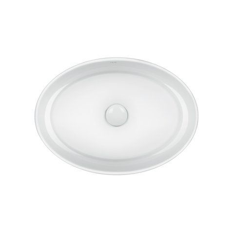 Раковина QTAP KOLIBRI 38х50 / донний клапан (QT10113054W)